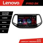 Navigatie Jeep Compass 2017 Lenovo Kit-739 8 core QLED 2K 4+64 360 Android Waze USB Navigatie Internet Youtube Radio CarStore Technology