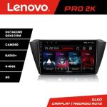 Navigatie Skoda Fabia 2015- Lenovo Kit-541 8 core QLED 2K 4+64 360 Android Waze USB Navigatie Internet Youtube Radio CarStore Technology