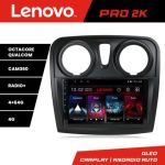 Navigatie Dacia Sandero Logan Lodgy 2012-2020 Lenovo Kit-sandero 8 core QLED 2K 4+64 360 Android Waze USB Navigatie Internet Youtube Radio CarStore Technology