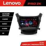 Navigatie Hyundai Elantra 2013-2015 Lenovo Kit-359 8 core QLED 2K 8+256 360 Android Waze USB Navigatie Internet Youtube Radio CarStore Technology