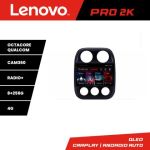 Navigatie Jeep Compass 2010-2016 Lenovo Kit-2500 8 core QLED 2K 8+256 360 Android Waze USB Navigatie Internet Youtube Radio CarStore Technology