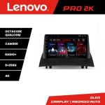 Navigatie Renault Megane 2 Lenovo Kit-098 8 core QLED 2K 8+256 360 Android Waze USB Navigatie Internet Youtube Radio CarStore Technology