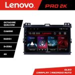 Navigatie Toyota Prado 2007- Lenovo Kit-456 8 core QLED 2K 8+256 360 Android Waze USB Navigatie Internet Youtube Radio v1 CarStore Technology