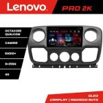 Navigatie Opel Movano, Renault Master 2010-2021 Android radio gps internet 8 core QLED 2K 8+256 360GB 4-Core Lenovo v2 CarStore Technology