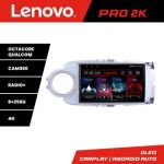 Navigatie Toyota Yaris 2010-2018 Lenovo Kit-YARIS10 8 core QLED 2K 8+256 360 Android Waze USB Navigatie Internet Youtube Radio Lenovo CarStore Technology