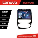 Navigatie Renault Clio 4 V2 Lenovo Kit-468 8 core QLED 2K 12+256 360 Android Waze USB Navigatie Internet Youtube Radio CarStore Technology