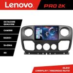 Navigatie Opel Movano, Renault Master 2010-2021 Android radio gps internet 8 core QLED 2K 12+256 360GB 4-Core Lenovo v1 CarStore Technology