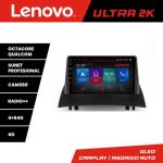 Navigatie Renault Megane 2 Lenovo Kit-098 8 core QLED Qualcomm 4+64 360 Android Waze USB Navigatie Internet Youtube Radio CarStore Technology