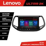 Navigatie Jeep Compass 2017 Lenovo Kit-739 8 core QLED Qualcomm 4+64 360 Android Waze USB Navigatie Internet Youtube Radio CarStore Technology