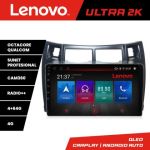Navigatie Toyota Yaris 2008-2011 Lenovo Kit-YARIS08 8 core QLED Qualcomm 4+64 360 Android Waze USB Navigatie Internet Youtube Radio Lenovo CarStore Technology