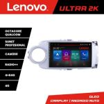 Navigatie Toyota Yaris 2010-2018 Lenovo Kit-YARIS10 8 core QLED Qualcomm 4+64 360 Android Waze USB Navigatie Internet Youtube Radio Lenovo CarStore Technology
