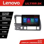 Navigatie Honda Civic 2005-2011 M-044 Octa Core Android Radio Bluetooth GPS WIFI/4G DSP 2K 8+128GB 360 Toslink CarStore Technology