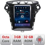 Navigatie Ford Mondeo 2010-2013 tip tesla radio gps internet 8 Core 3+32 4G carplay android auto  kit-tesla-mondeo-10+ED CarStore Technology