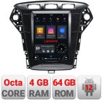 Navigatie Ford Mondeo 2010-2013 tip tesla radio gps internet Qualcomm 8X 8+128 360 4G carplay android auto  kit-tesla-mondeo-10+ CarStore Technology