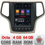 Navigatie Jeep Grand Cherokee 2014-2019, Qled 9.7", ,Qualcomm 8X 8+128 360 4G CarStore Technology