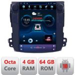 Navigatie Mitsubishi Outlander 2007-2011 tip tesla radio gps internet 8 Core 4+64 360 4G carplay android auto  kit-tesla-056 CarStore Technology