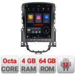 Navigatie Opel Astra J 2009-2017 tip tesla radio gps internet Qualcomm 8X 8+128 360 4G carplay android auto  kit-tesla-072+ CarStore Technology