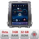 Navigatie Toyota Prado J120 high tip tesla radio gps internet 8 Core 3+32 4G carplay android auto  kit-tesla-456-high+ED v1 CarStore Technology