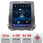 Navigatie Toyota Prado J120 high tip tesla radio gps internet 8 Core 4+64 360 4G carplay android auto  kit-tesla-456-high+ED CarStore Technology