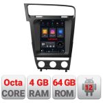 Navigatie VW Golf 7 tip tesla radio gps internet Qualcomm 8X 8+128 360 4G carplay android auto  kit-tesla-491+ULTRA-9.7-8+128 CarStore Technology