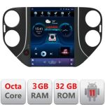 Navigatie VW Tiguan 2007-2012 tip tesla radio gps internet 8 Core 3+32 4G carplay android auto  kit-tesla-tiguan-10+EDT- CarStore Technology