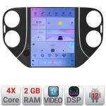 Navigatie VW Tiguan 2013-2016 tip tesla radio gps internet 4 Core carplay android auto 2+32 kit-tesla-tiguan-14+EDT- CarStore Technology