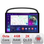Navigatie dedicata Edonav Peugeot 607 Ecran 2K QLED 13",Octacore,4Gb RAM,32Gb Hdd,4G,360,DSP,Carplay,Bluetooth CarStore Technology