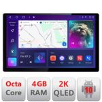Navigatie dedicata Edonav Toyota Yaris 2020-, Ecran 2K QLED 13",Octacore,4Gb RAM,32Gb Hdd,4G,360,DSP,Carplay,Bluetooth CarStore Technology