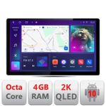 Navigatie dedicata Jeep Renegade 2015-2020 N-500 Edonav ecran 13" 2K 8 si 128 Android Waze USB Navigatie 4G 360 Toslink Youtube Ra CarStore Technology