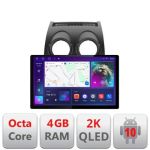 Navigatie dedicata Nissan Qashqai N-499 Edonav ecran 13" 2K 8 si 128 Android Waze USB Navigatie 4G 360 Toslink Youtube Radio KIT-4 CarStore Technology