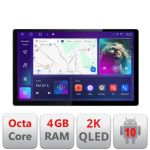 Navigatie dedicata Peugeot 307 N-307 Edonav ecran 13" 2K 8 si 128 Android Waze USB Navigatie 4G 360 Toslink Youtube Radio KIT-307 si CarStore Technology