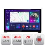 Navigatie dedicata Peugeot 5008 2016-2020 N-5008 Edonav ecran 13" 2K 8 si 128 Android Waze USB Navigatie 4G 360 Toslink Youtube Ra CarStore Technology