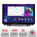 Navigatie dedicata Renault Megane 2 N-098 Edonav ecran 13" 2K 8 si 128 Android Waze USB Navigatie 4G 360 Toslink Youtube Radio KIT CarStore Technology