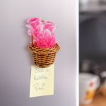 Decor din plante artificiale - magnetic - modele variate - 7 x 4,7 x 4,7 cm Best CarHome