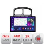 Navigatie dedicata Hyundai Santa Fe 2000-2006 Edonav ecran 13" 2K 8 si 128 Android Waze USB Navigatie 4G 360 Toslink Youtube Radio CarStore Technology