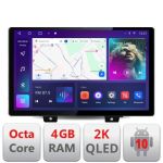 Navigatie dedicata Jeep Wrangler 2018- N-WRANGLER Edonav ecran 13" 2K 8 si 128 Android Waze USB Navigatie 4G 360 Toslink Youtube R CarStore Technology