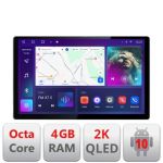 Navigatie dedicata Volvo S80 2004-2006 N-S80 Edonav ecran 13" 2K 8 si 128 Android Waze USB Navigatie 4G 360 Toslink Youtube Radio CarStore Technology