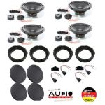 Difuzoare auto Audi A1 Q2 Q3 dedicate usi fata si spate Audio System 480 W max CarStore Technology