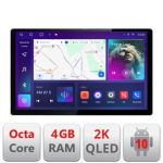 Navigatie dedicata Audi A4 B6 Quad Core N-050 Edonav ecran 13" 2K 4 si 64 Android Waze USB Navigatie 4G 360 Toslink Youtube Radio  V1 CarStore Technology