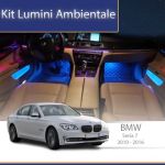 Lumini Ambientale BMW Seria 7 2010-2016 dedicat set complet control telefon sau sistem original CarStore Technology