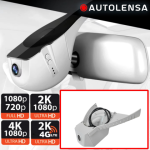 Cameră DVR Skoda toateele , cameră față-spate 1080p-720p Autolensa, 24/7 Gri SKD01 CarStore Technology