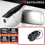 Cameră DVR Volkswagen 2013-16 Modele high cu senzor ploaie si oglinda heliomataPolo/Passat/Touran/Jetta/Golf/Eos/Beetle/CC , cameră față 1080p Autolensa, Model 24/7  Negru VW01 CarStore Technology