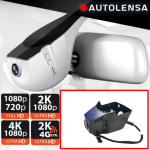 Cameră DVR Volkswagen Golf 8 2021-, cameră față 1080p Autolensa, Model 24/7  Negru VW09 CarStore Technology