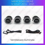 Lumini ambientale Mercedes W447-01 2014-2021 dedicat ventilator iluminat control telefon sau sistem original CarStore Technology