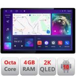 Navigatie dedicata Hummer H2  2008-2009 Edonav ecran 13" 2K 8 si 128 Android Waze USB Navigatie 4G 360 Toslink Youtube Radio KIT-H2 V2 CarStore Technology