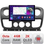 Navigatie dedicata Opel Movano, Renault Master 2010-2021 Edonav ecran 13" 2K 8 si 128 Android Waze USB Navigatie 4G 360 Toslink Yotube V1 CarStore Technology