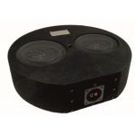 Subwoofer pasiv cu incinta 14L Audio-Systems SUBFRAME R10 FLAT-2 EVO2, 600 watts, 2 ohm, 2 x 250 mm, 2 x 10", roata de rezerva CarStore Technology