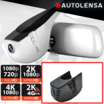 Cameră DVR Audi A3 A4 A5 2015-2016, cameră față-spate 1080p-720p Autolensa, 24/7 Gri AD07 CarStore Technology