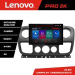 Navigatie Opel Movano, Renault Master 2010-2021 Lenovo PRO 4+64 13 inch 2K android 4G DSP gps internet CarStore Technology