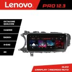 Navigatie Mitsubishi ASX 2017-2021 model facelift Lenovo PRO 4+64 12.3 inch qled android 4G DSP gps internet  Kit-091-v2 CarStore Technology